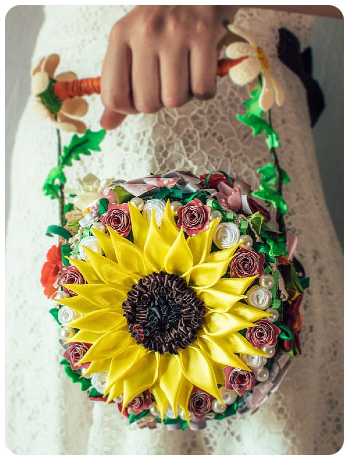 Bouquet Borsetta Girasole