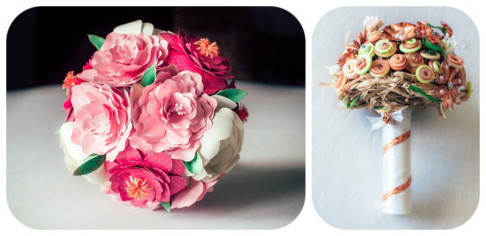 Bouquet fiori finti 