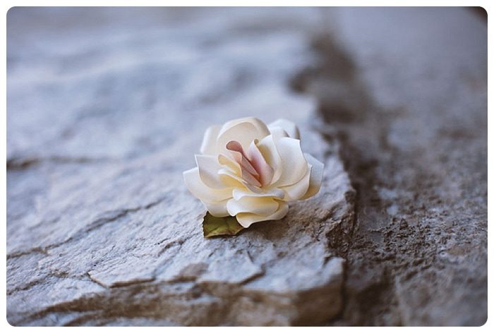 bouquet con fiori di carta