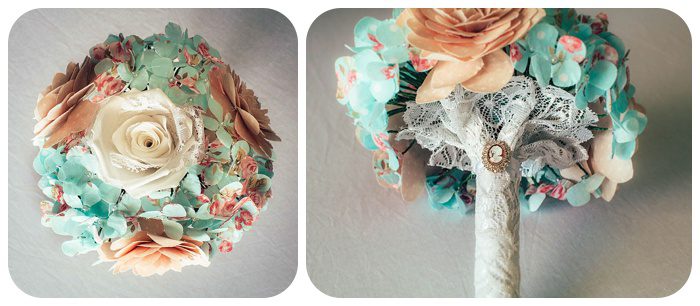 bouquet sposa shabby chic