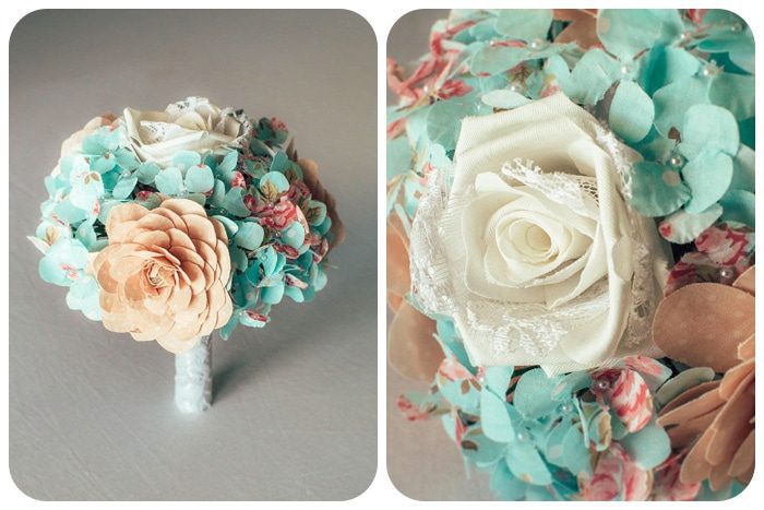 bouquet sposa shabby chic
