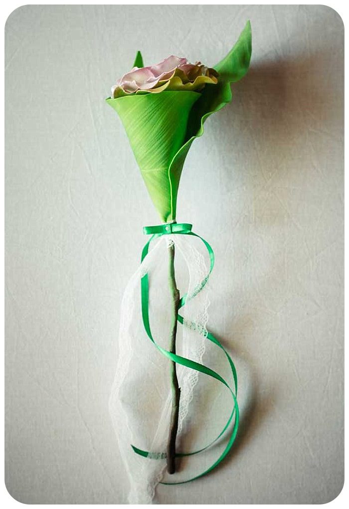 Bouquet fiore singolo