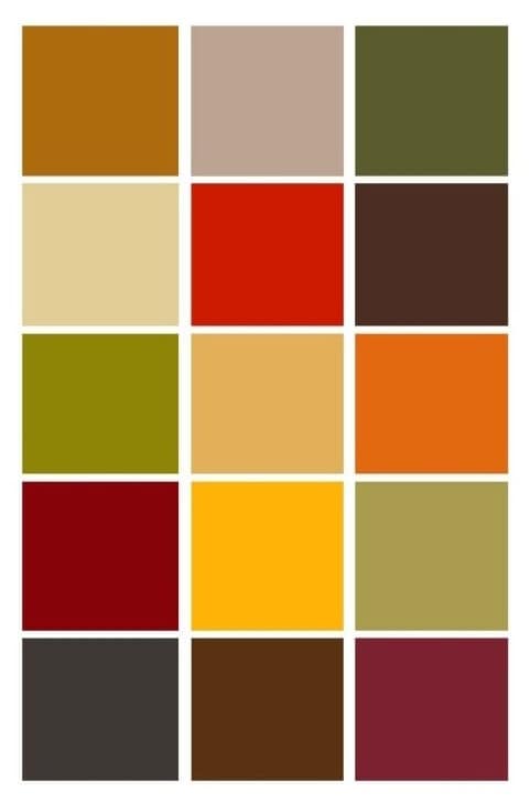 palette colori per bouquet da sposa autunnali