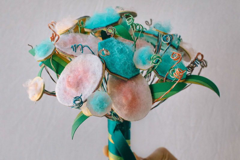 bouquet di stoffa