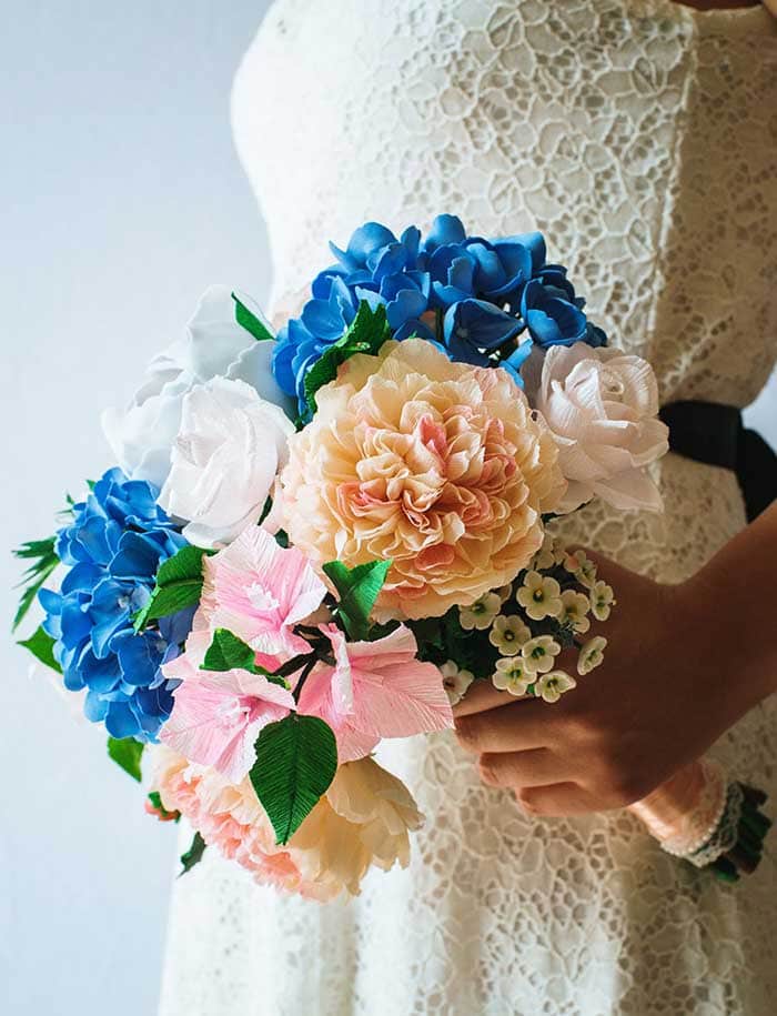 Bouquet da sposa 2020 shabby chic
