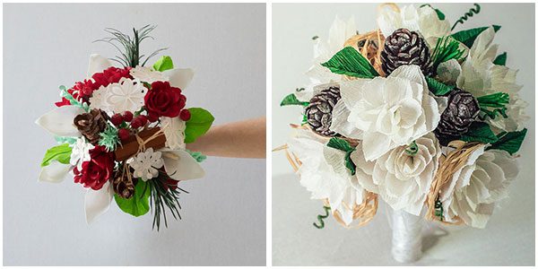 bouquet da sposa invernali