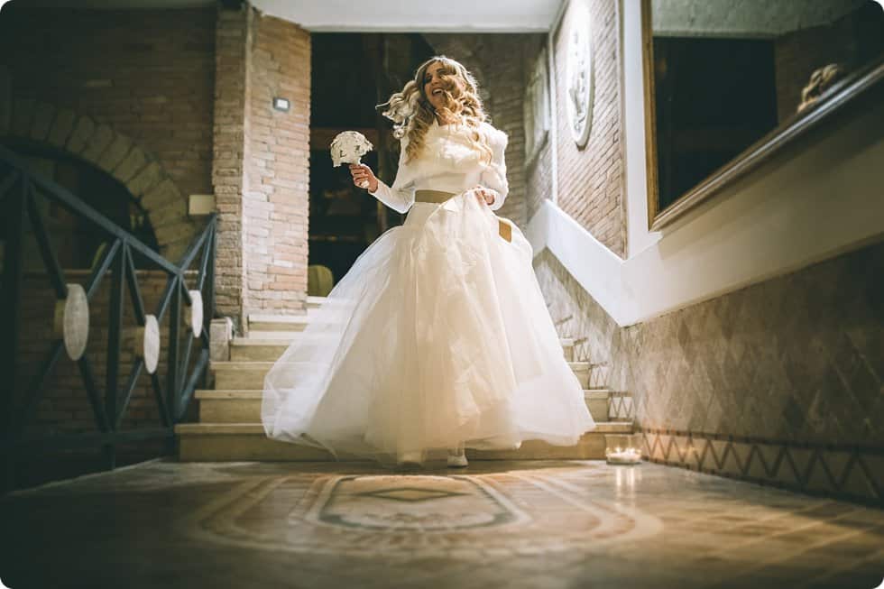 sposa in inverno