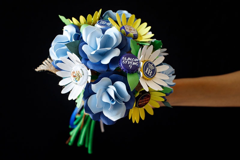 Bouquet di fiori artigianali per occasioni speciali