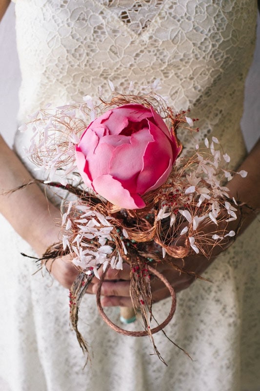Bouquet da sposa artistici particolari originali