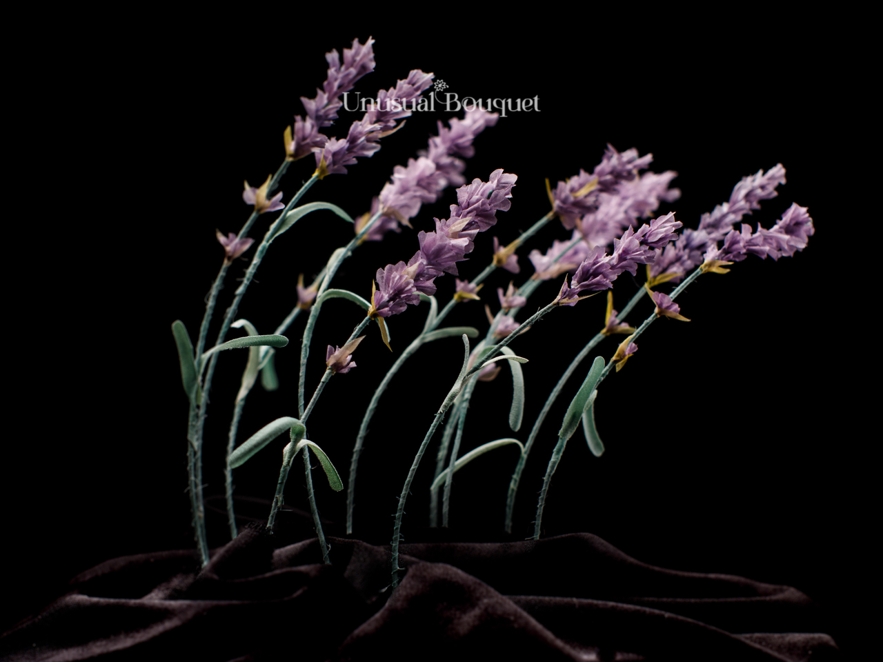 fiori di lavanda in seta