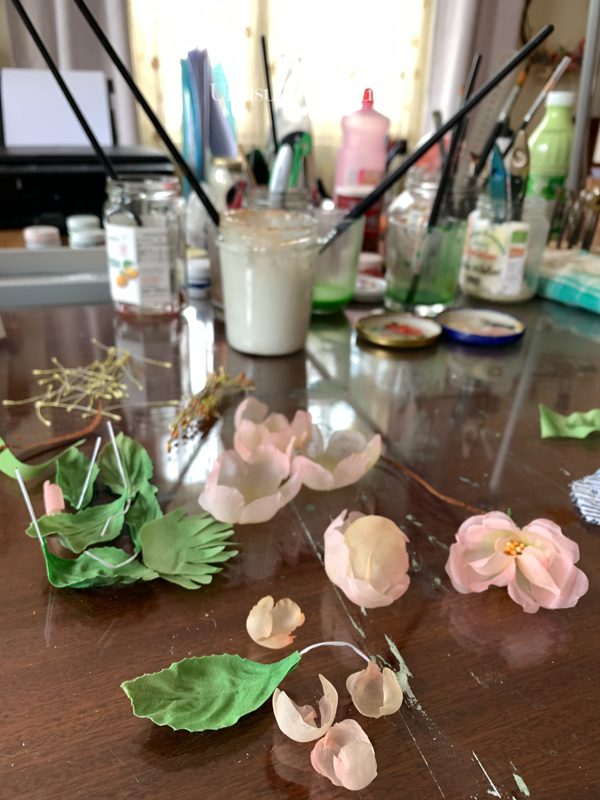 fiori di seta per abiti da sposa_