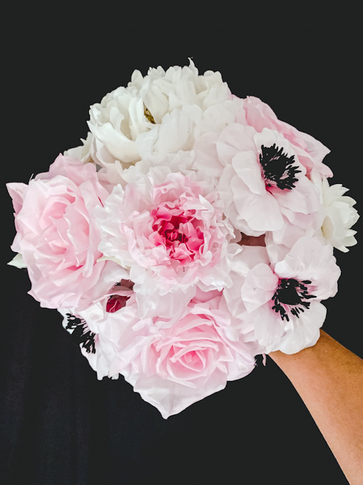 Bouquet peonie e rose