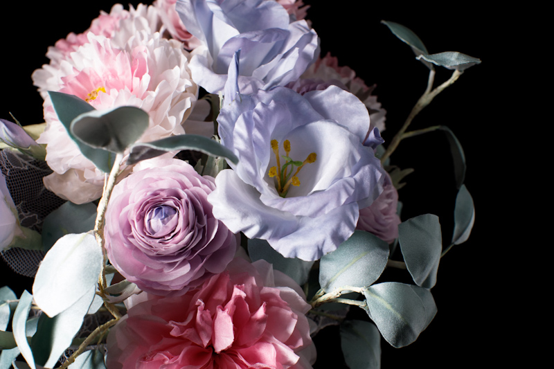 Bouquet lisianthus e ranuncoli-07