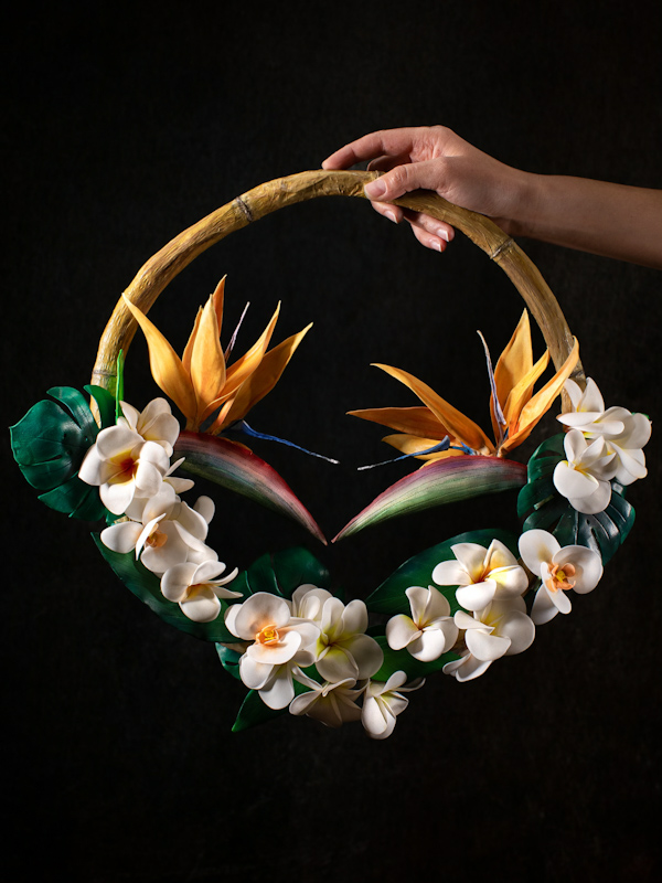 Bouquet hoop tropicale-10