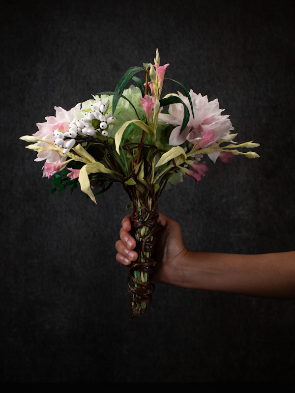 Bouquet piante grasse e dalie-11