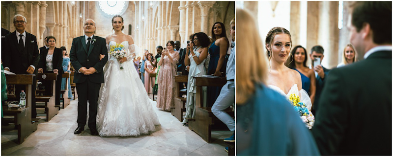 Sposa con bouquet di mimosa-12