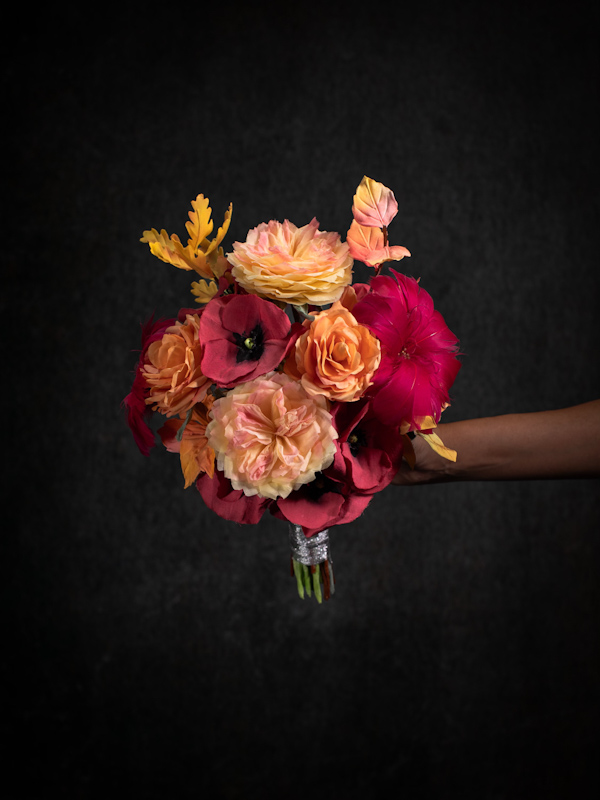 bouquet autunnale in seta-06