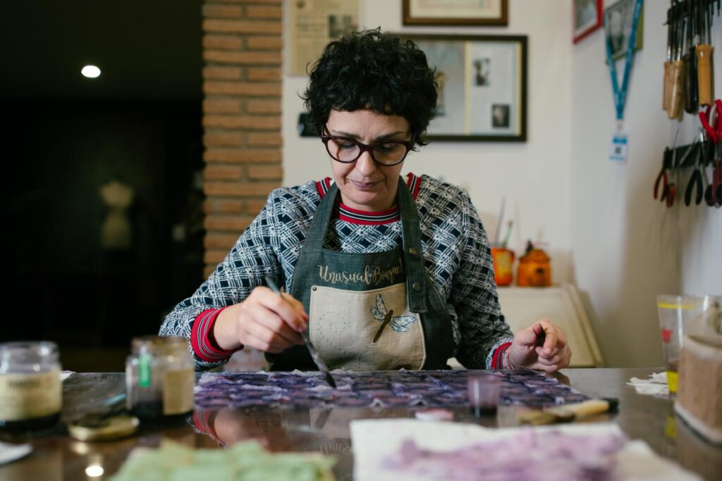 fiori di seta per abito da sposa