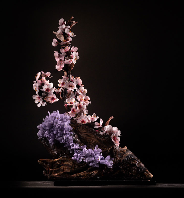 Fiori unici fatti a mano, un esempio dell'eccellenza dell'artigianato italiano.