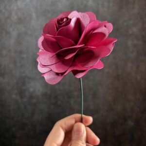 Fiori Carta Rosa Grande