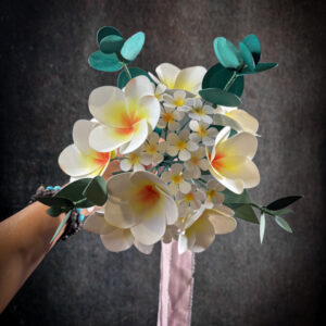 Bouquet sposa frangipane-6