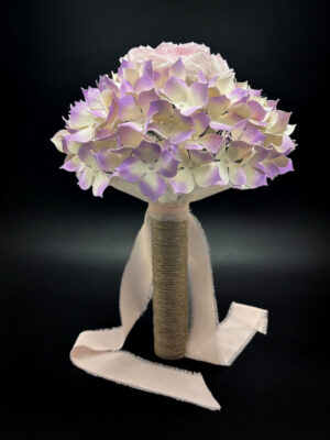 Bouquet Romantico con Ortensie e Rosa Inglese | Bouquet Alternativi